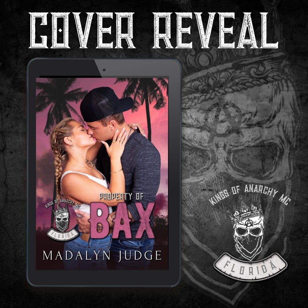 🖤🤍 COVER REVEAL 🖤🤍
★🩷★Property of Bax ★🩷★
☆ Kings of Anarchy MC
☆Cover Design: Gchelle Designs
☆Models: CJ &amp; Madison 
☆ Photographer: Lindee Robinson
⬇︎ 𝐆𝐑𝐀𝐁 𝐇𝐄𝐑𝐄 ⬇︎
UBL: https://geni.us/propertyofbax 
What to expect:
🤍 MC Romance
