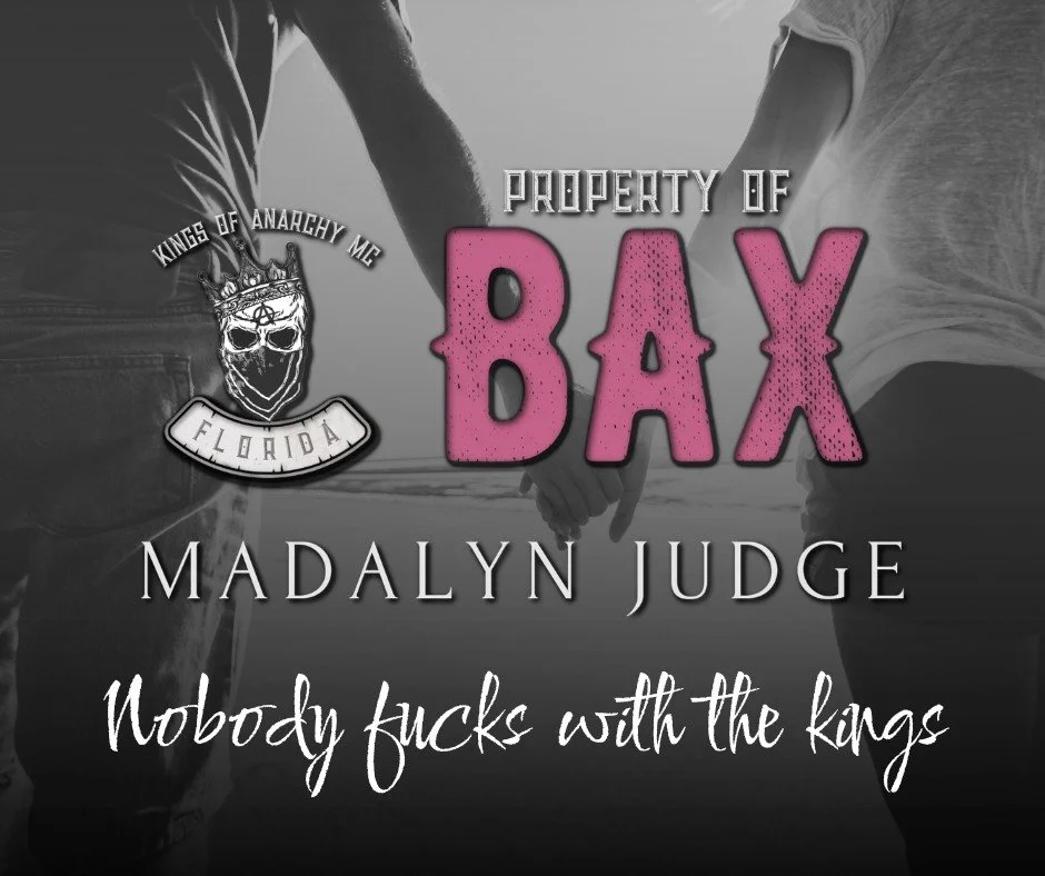 🖤🤍 Preorder 🖤🤍
★🩷★Property of Bax ★🩷★
☆ Kings of Anarchy MC
☆Cover Design: Gchelle Designs
☆Models: CJ &amp; Madison 
☆ Photographer: Lindee Robinson
⬇︎ 𝐆𝐑𝐀𝐁 𝐇𝐄𝐑𝐄 ⬇︎
UBL: https://geni.us/propertyofbax 
What to expect:
🤍 MC Rom