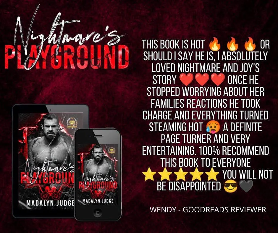 💀🎃 Nightmare&rsquo;s Playground 💀🎃
B@stard Saints MC
UBL: https://geni.us/nightmaresplayground 
31 Days of Trick or Treat 2026: Biker &amp; Mobster

What To Expect
❤️Biker Romance 
❤️ Instant Attraction
❤️ He&rsquo;s an Ex-Con
❤️ She&rsquo;s the 