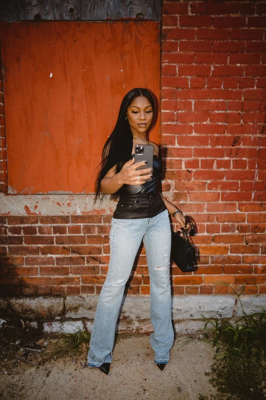 Kaniya J dressed for a night out in Detroit