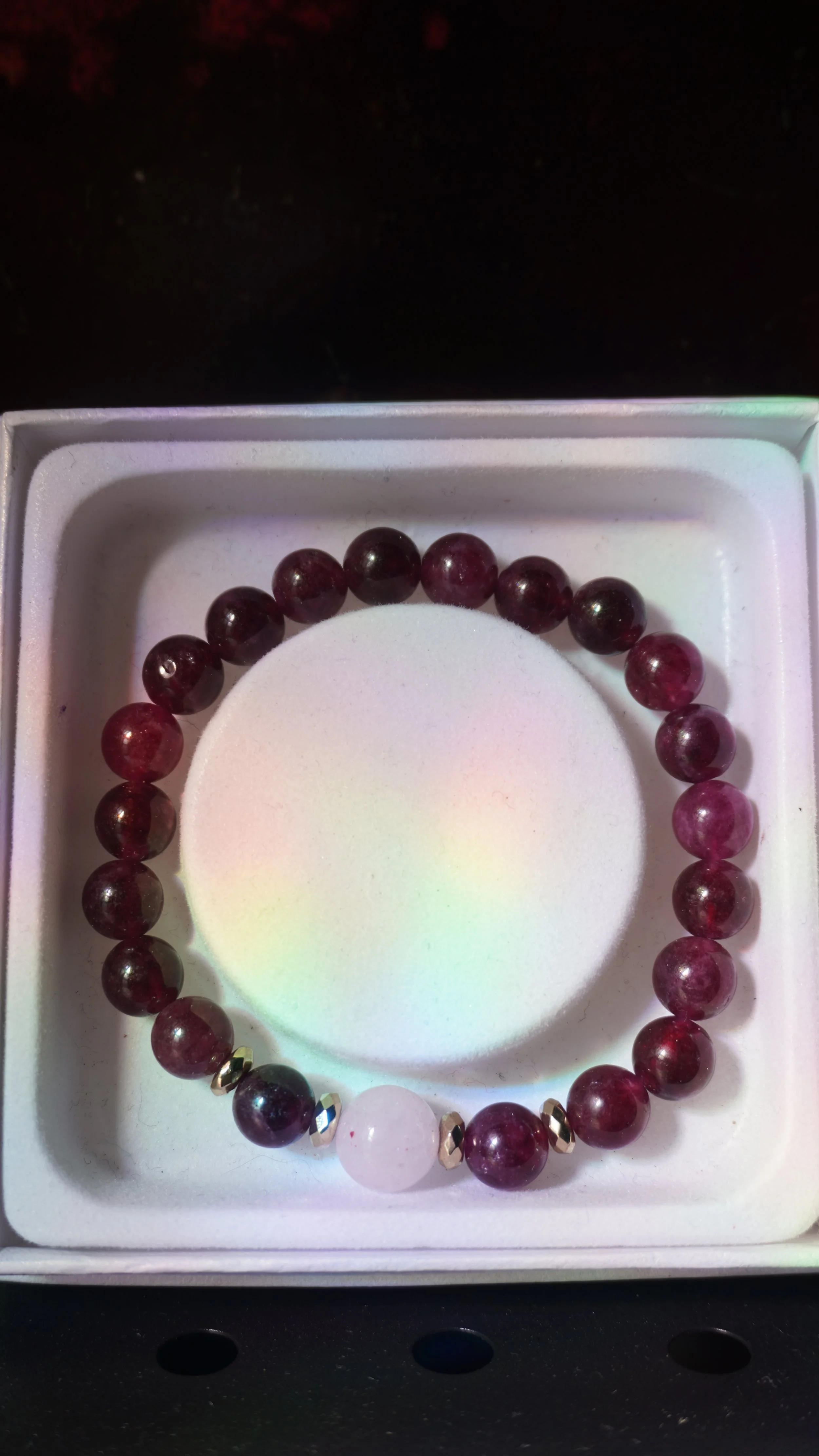 Garnet Crystal Bracelet