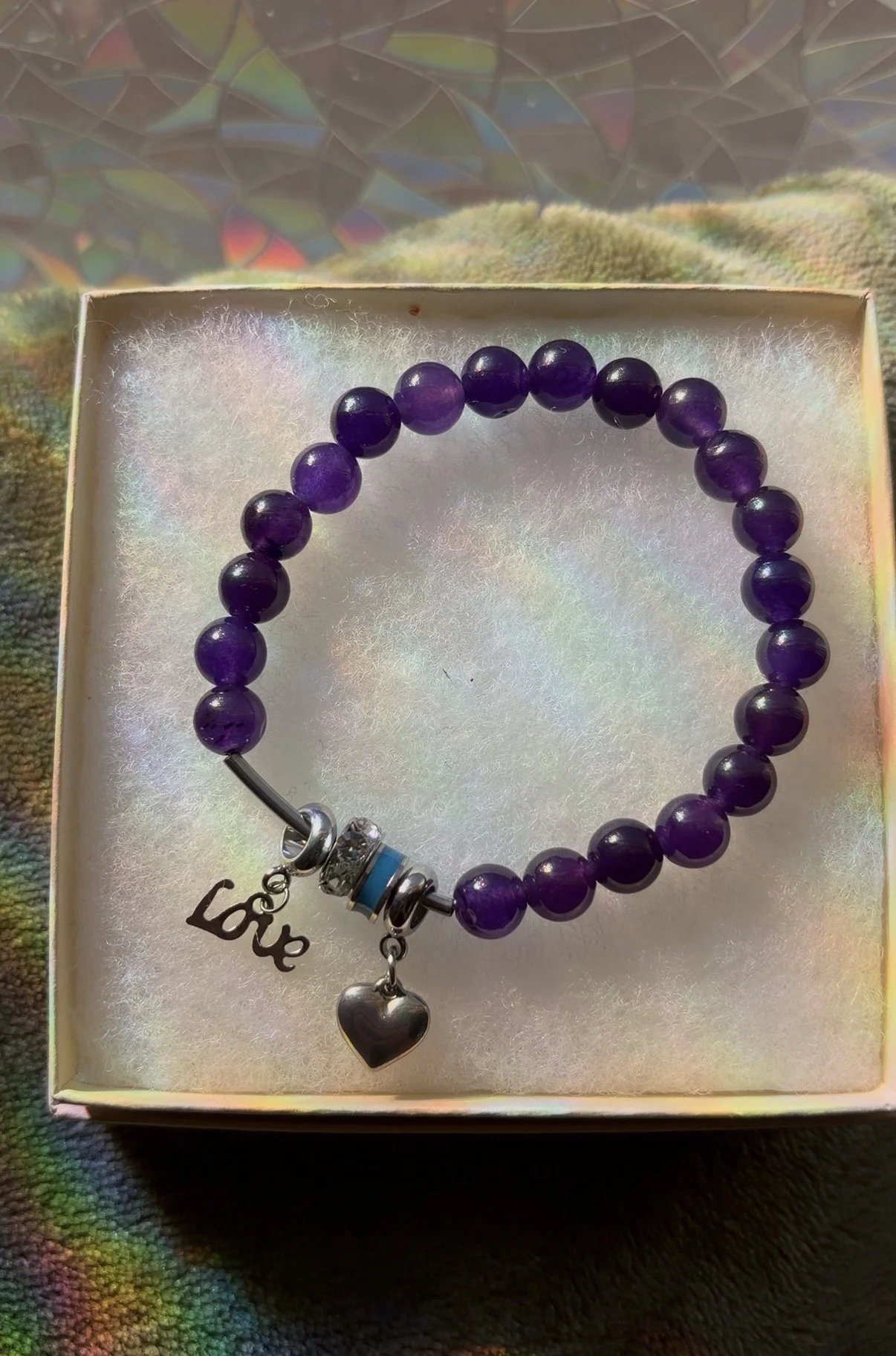 Amethyst Crystal Bracelet