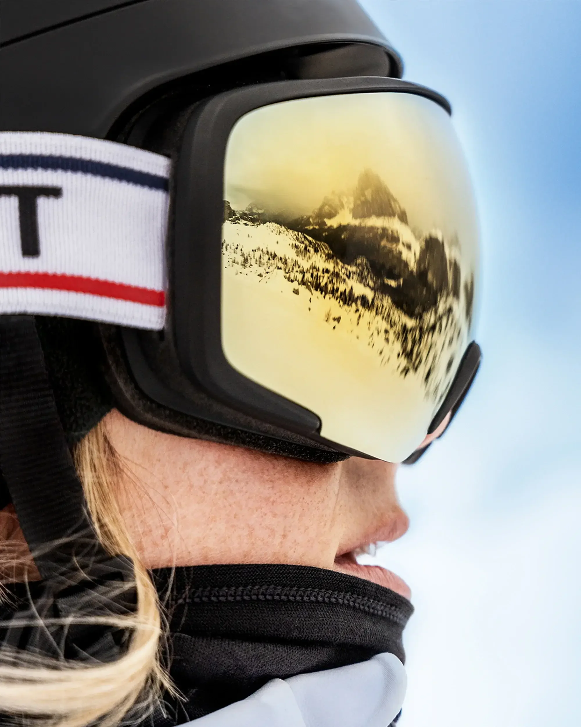 Black Vuarnet sunglasses with brown lenses and 'VUARNET' logo on the side
