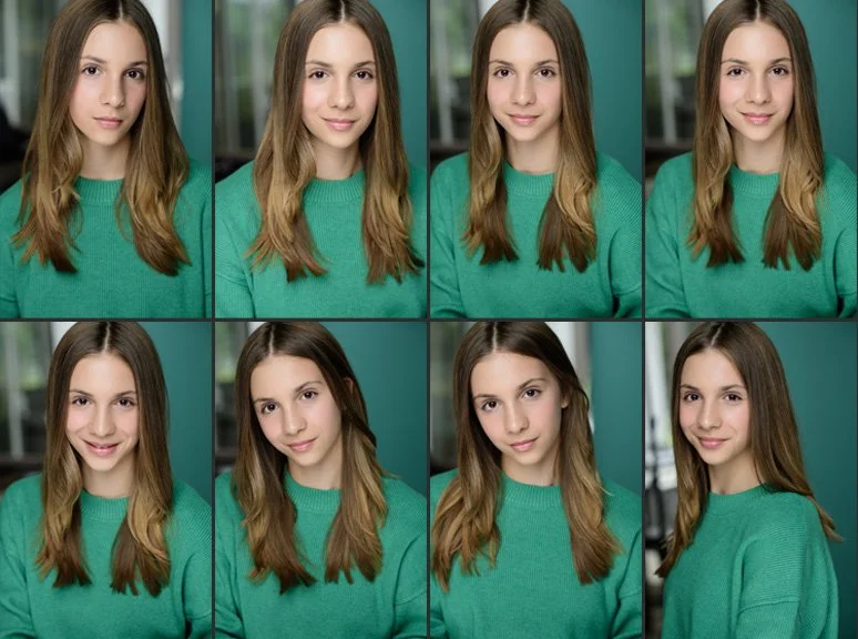 A 2-look Teen Actor Headshot Session
