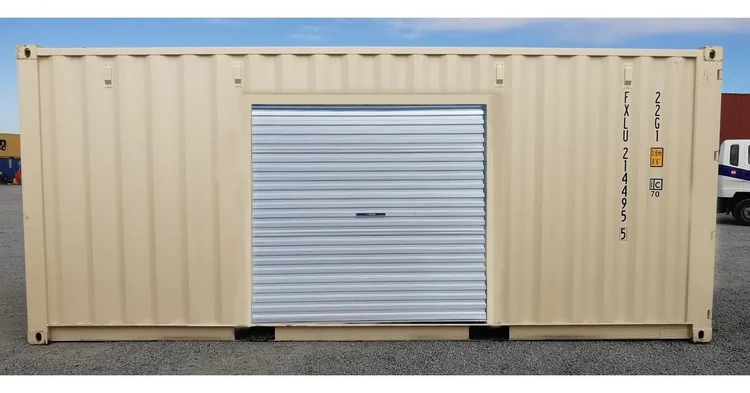 Container Top Access Additional side access: Roller Doors — Container Works