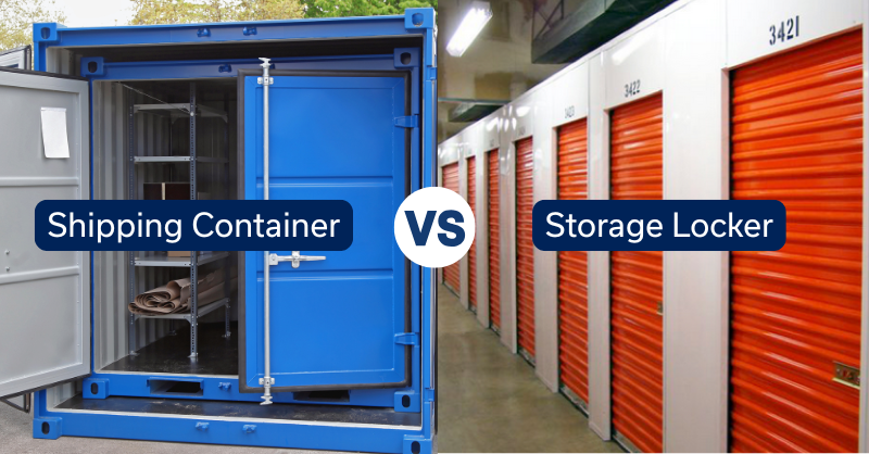 Storage Locker or Shipping Container? We break down the pros and cons ...