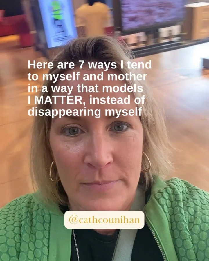 Mothering like you matter is probably the exact opposite of what you thought initially in motherhood. Actually considering your self and your needs may be so unfamiliar that it was not even considered.

Sometimes we only come into an understanding of