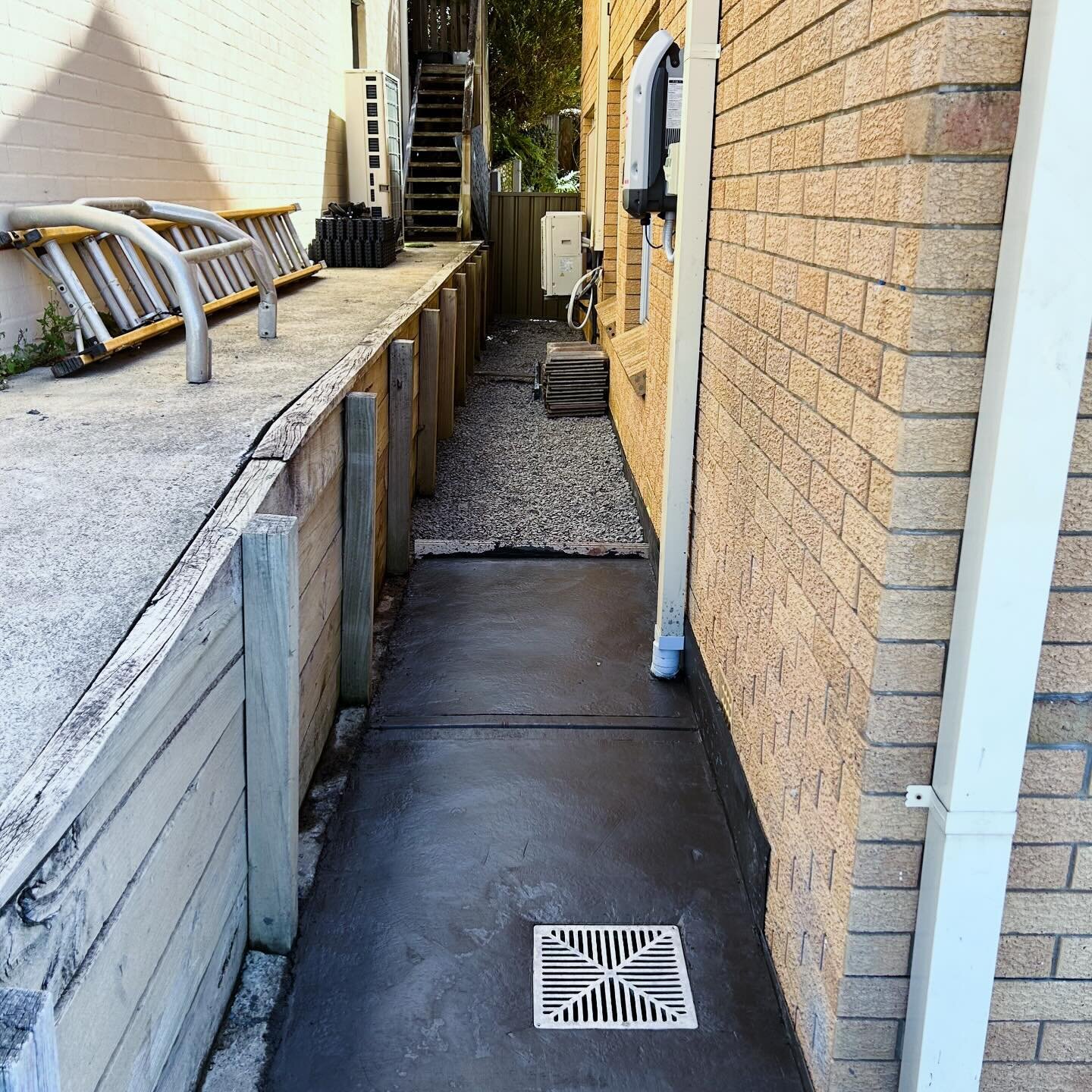 A recent sub soil drain installation, completed for our client who was having some rising damp issues along the side of their house 🏡 

SWIPE 👉🏻 to see before and progress shots, and the stellar review left by our happy customer 🤩
#sydneyplumber 