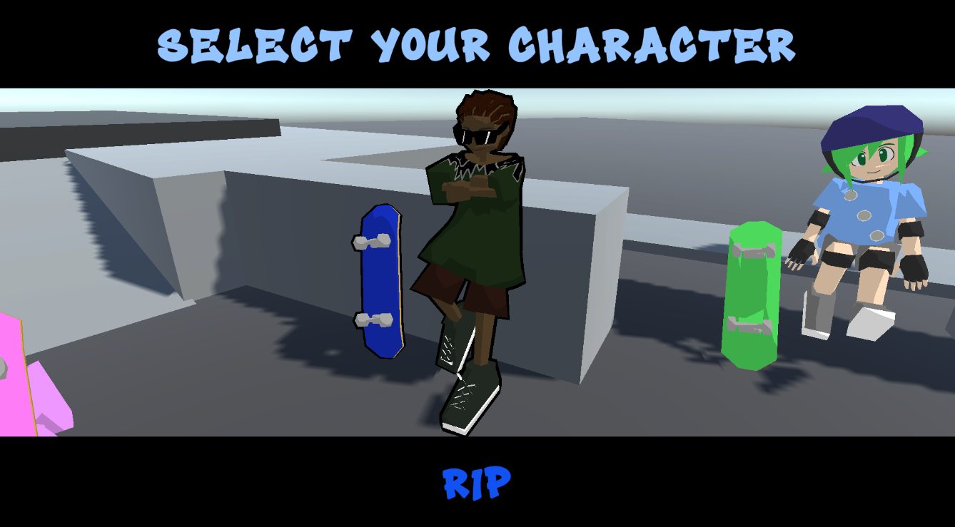 Character Select Screen - Rip