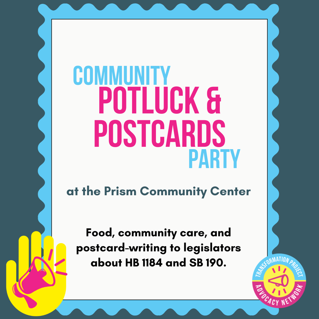 Community Potluck & Postcards Party