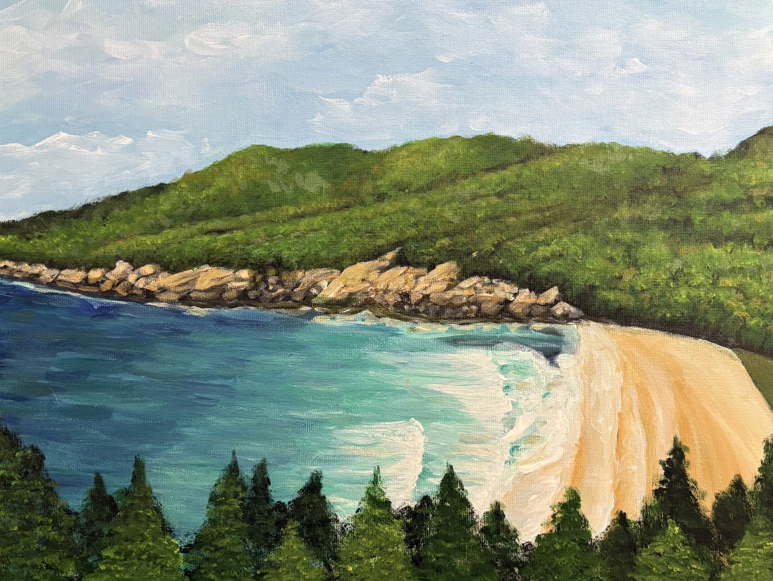 Sand Beach View, Acadia