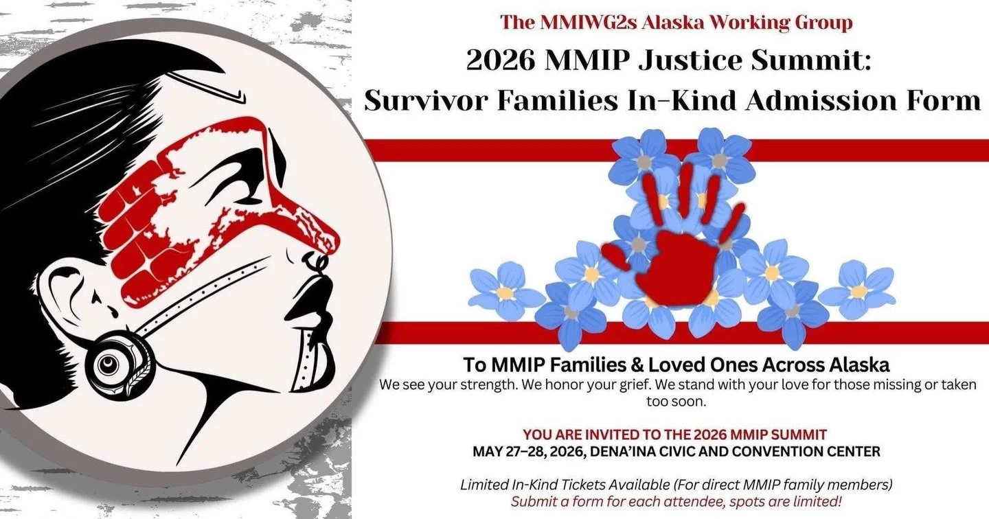 To the families and loved ones impacted by the MMIP crisis across Alaska, your strength, your stories, and your loved ones matter. ❤️

You are invited to join us at the 2026 MMIP Summit (May 27&ndash;28 in Anchorage), a space for connection, healing,