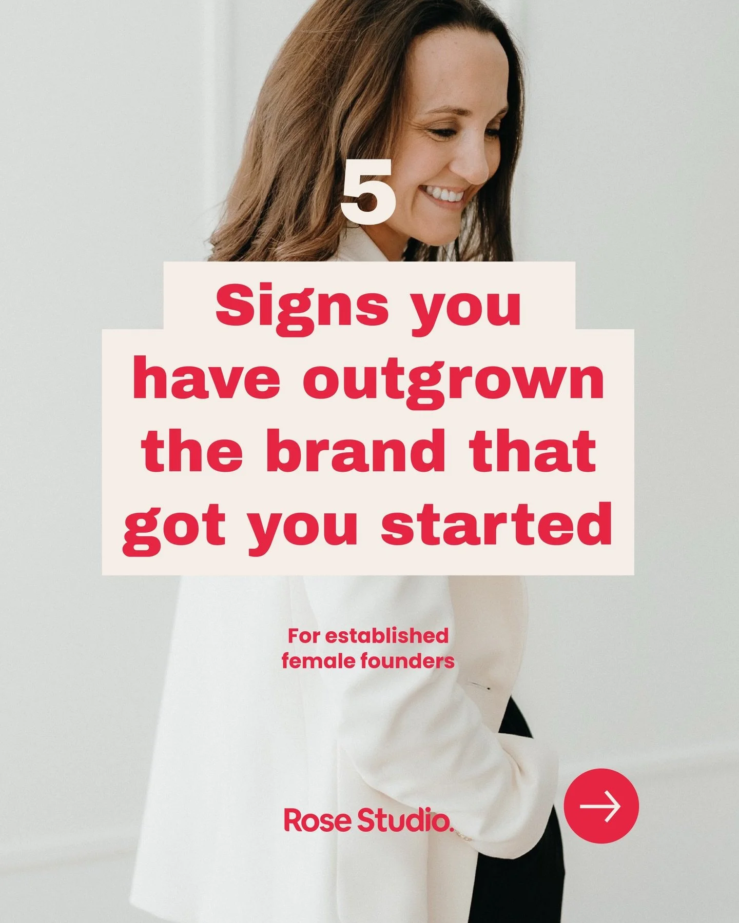 There&rsquo;s a really specific moment in business where nothing is technically wrong but you aren&rsquo;t growing

You have grown as a business woman and you know exactly who you want to work with but your brand still belongs to the beginning of you