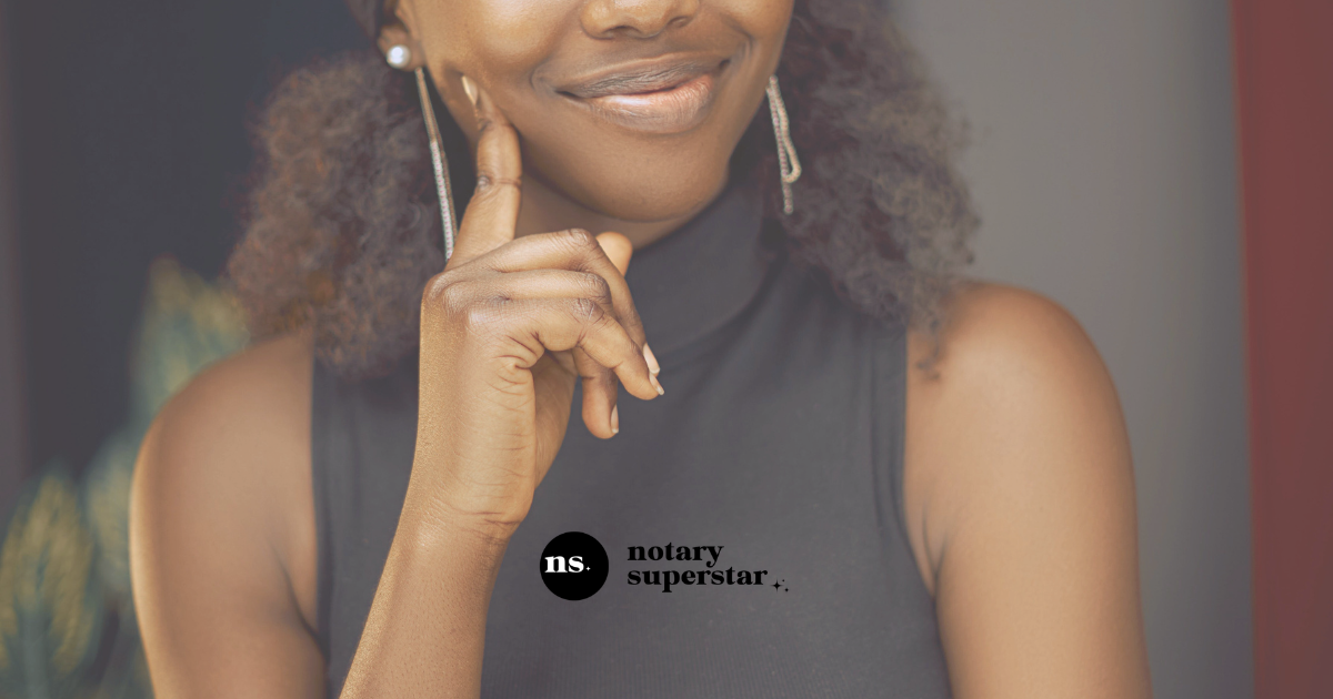 Woman thinking about how to become a California notary public.