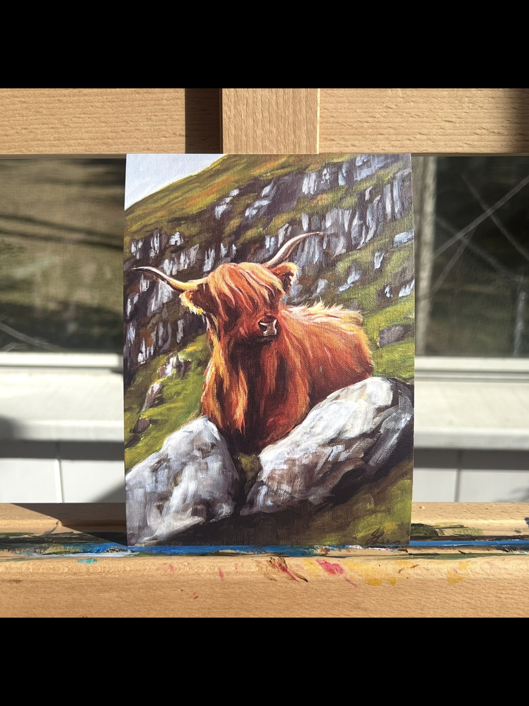 “Highland Cow“ Art Print