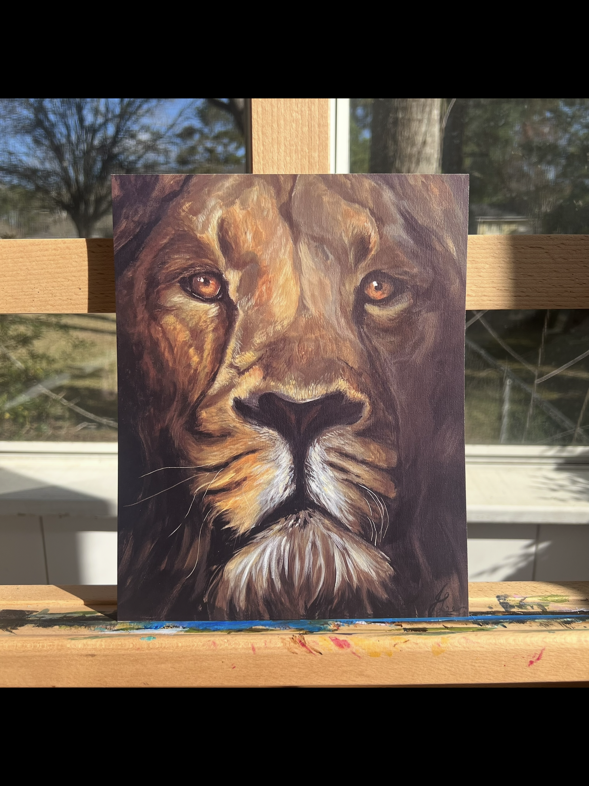 “The Lion“ Art Print