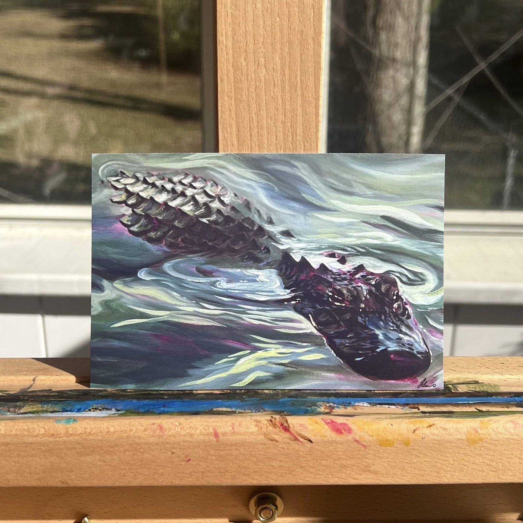 “The Gator” Art Print
