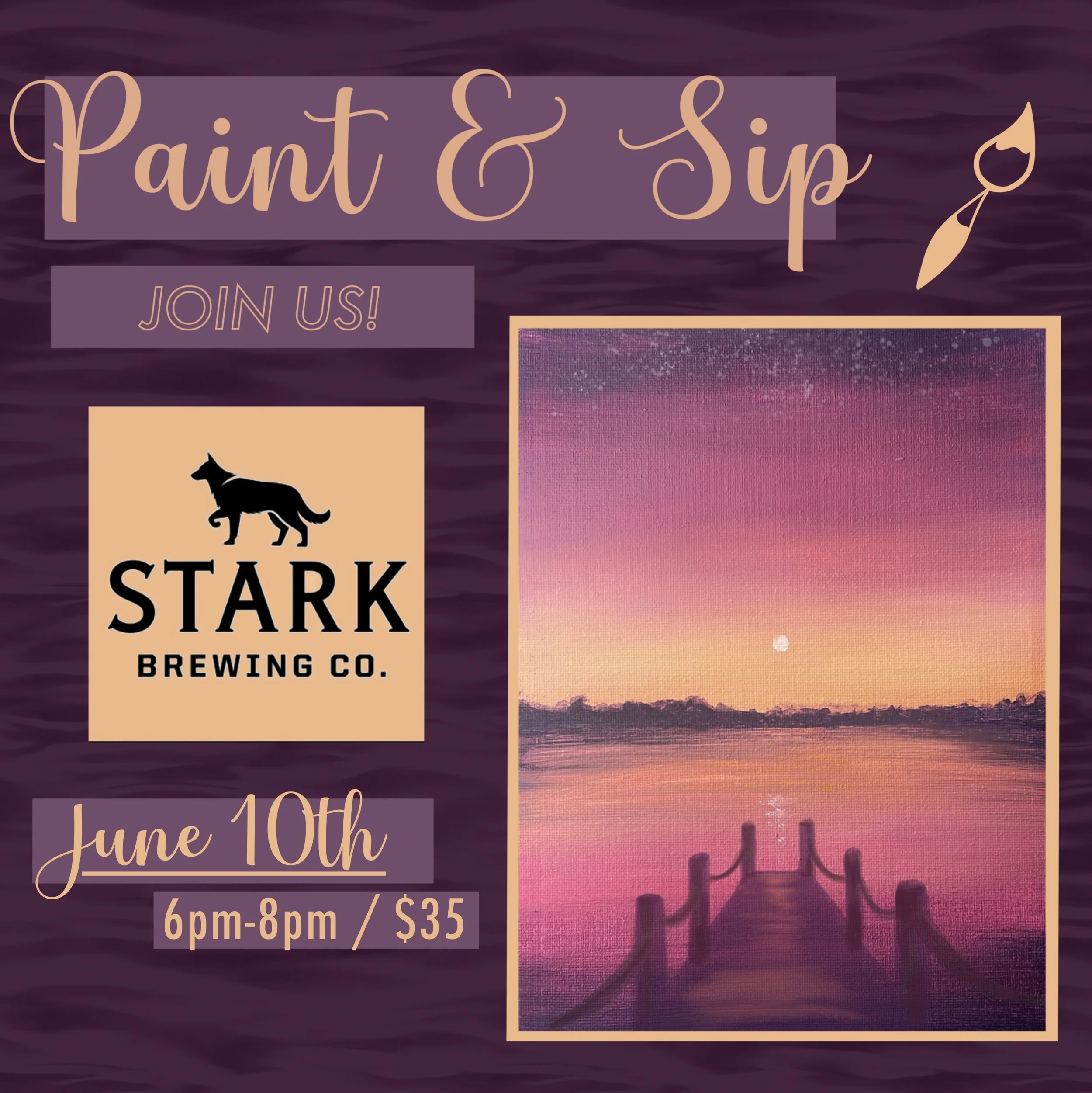 “Lakeside Sunset” Paint & Sip