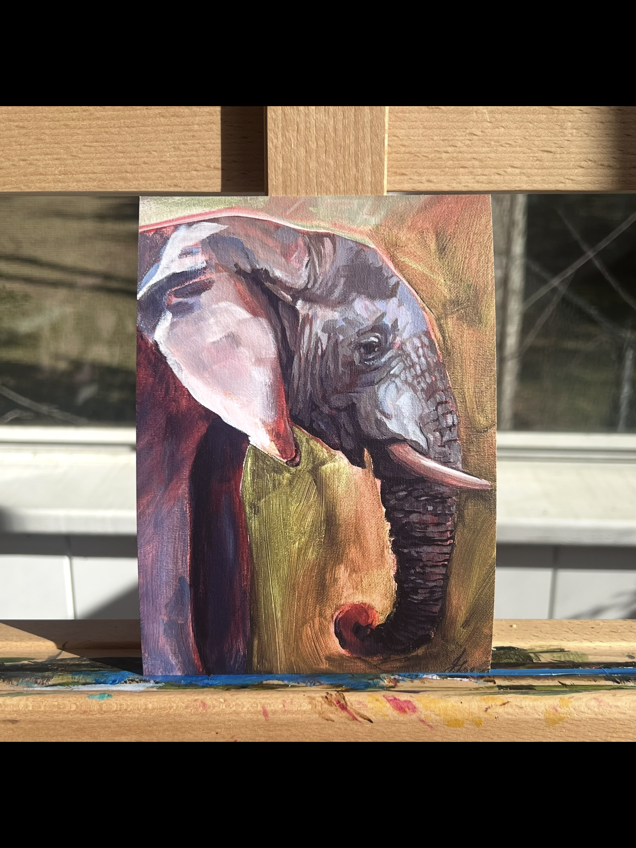 “The Elephant“ Art Print