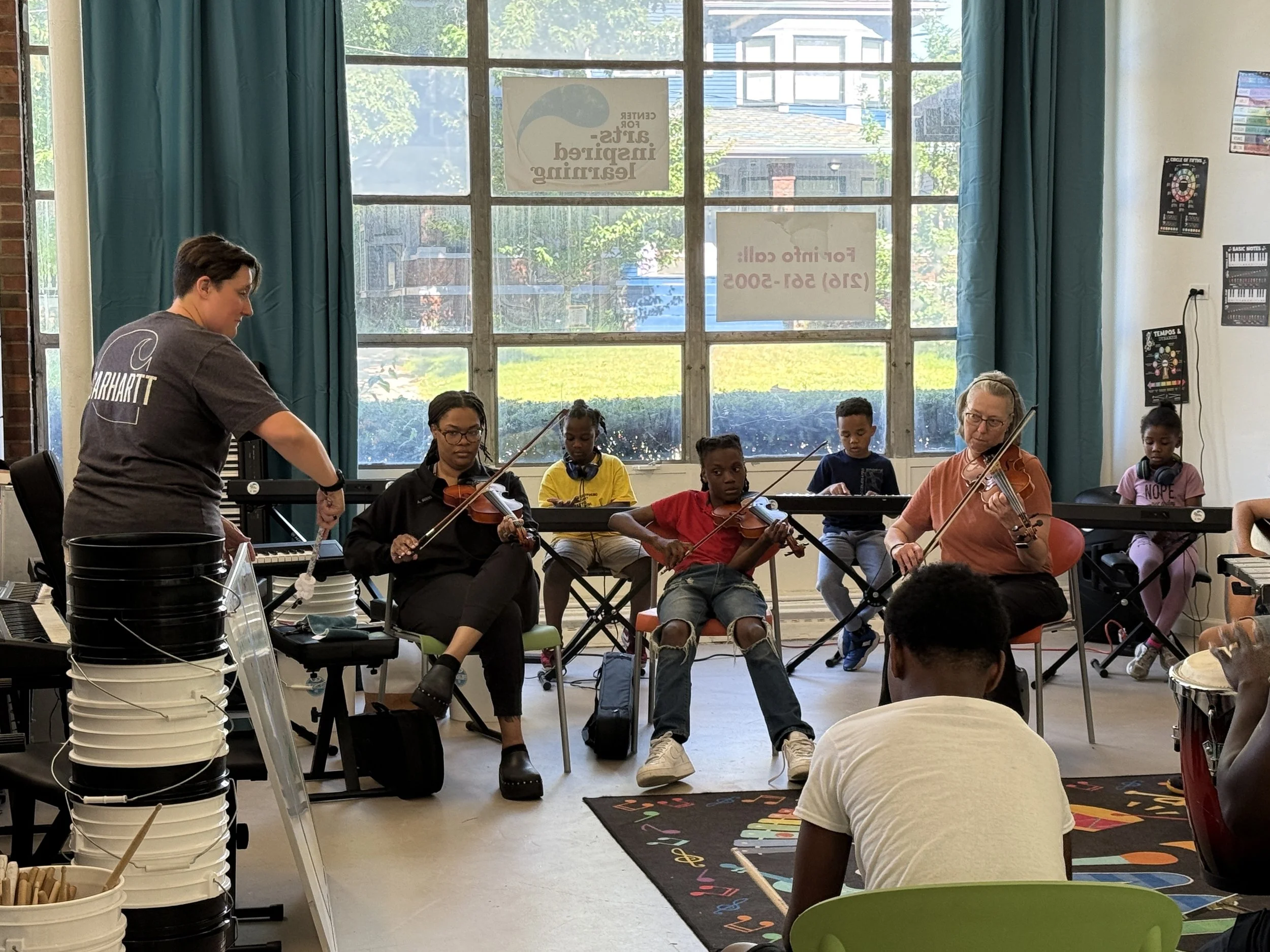 Center for Arts-Inspired Learning’s Inspiration Through Music Program with University Circle Police Department Featured on Spectrum News 1