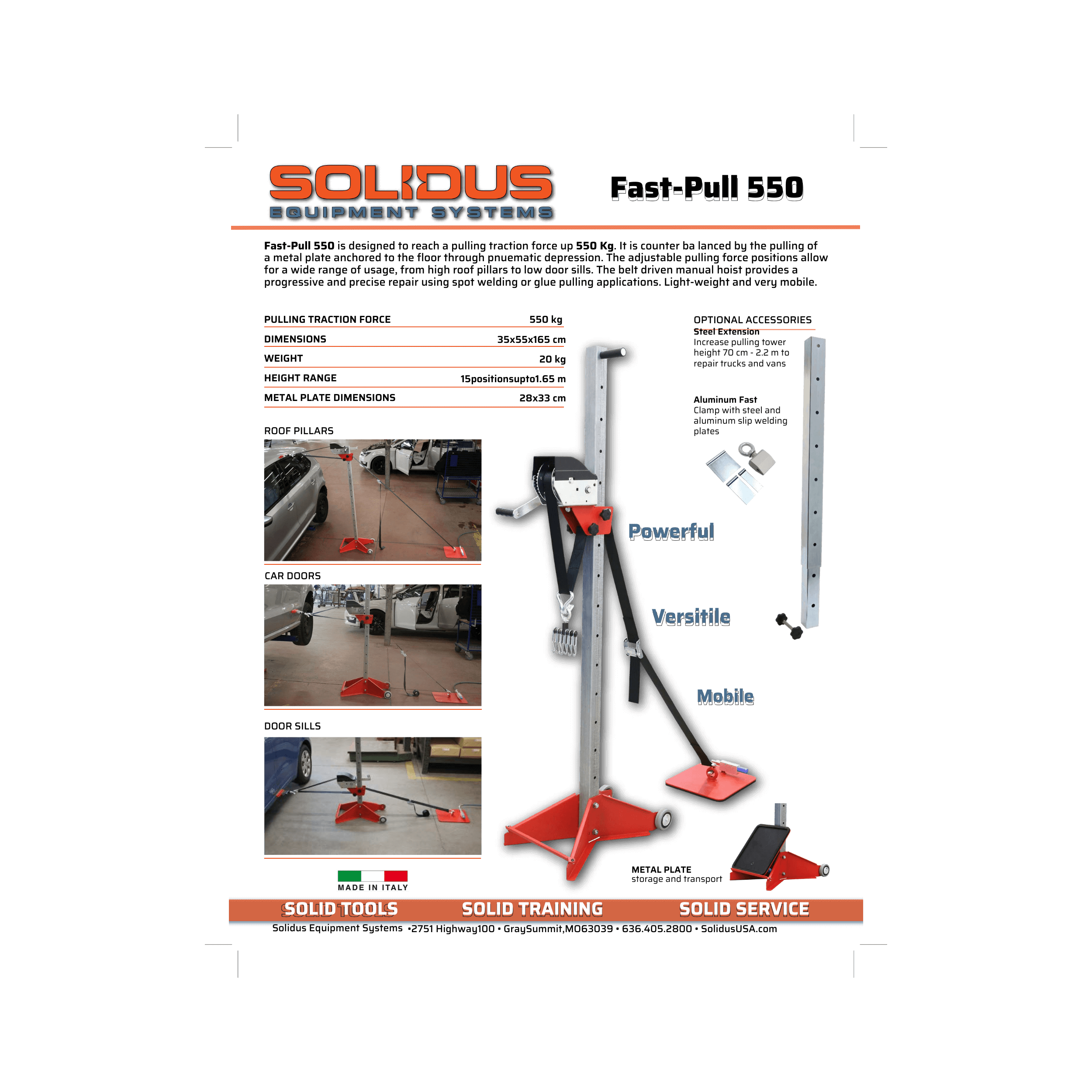 Solidus Fast Pull 550 PDF