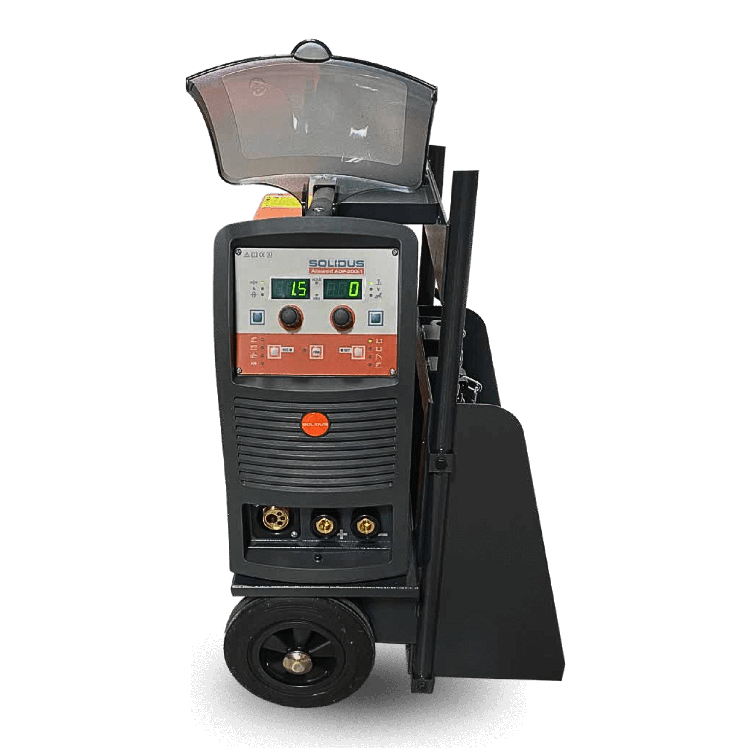 Single phase synergic inverter pulse MIG welder