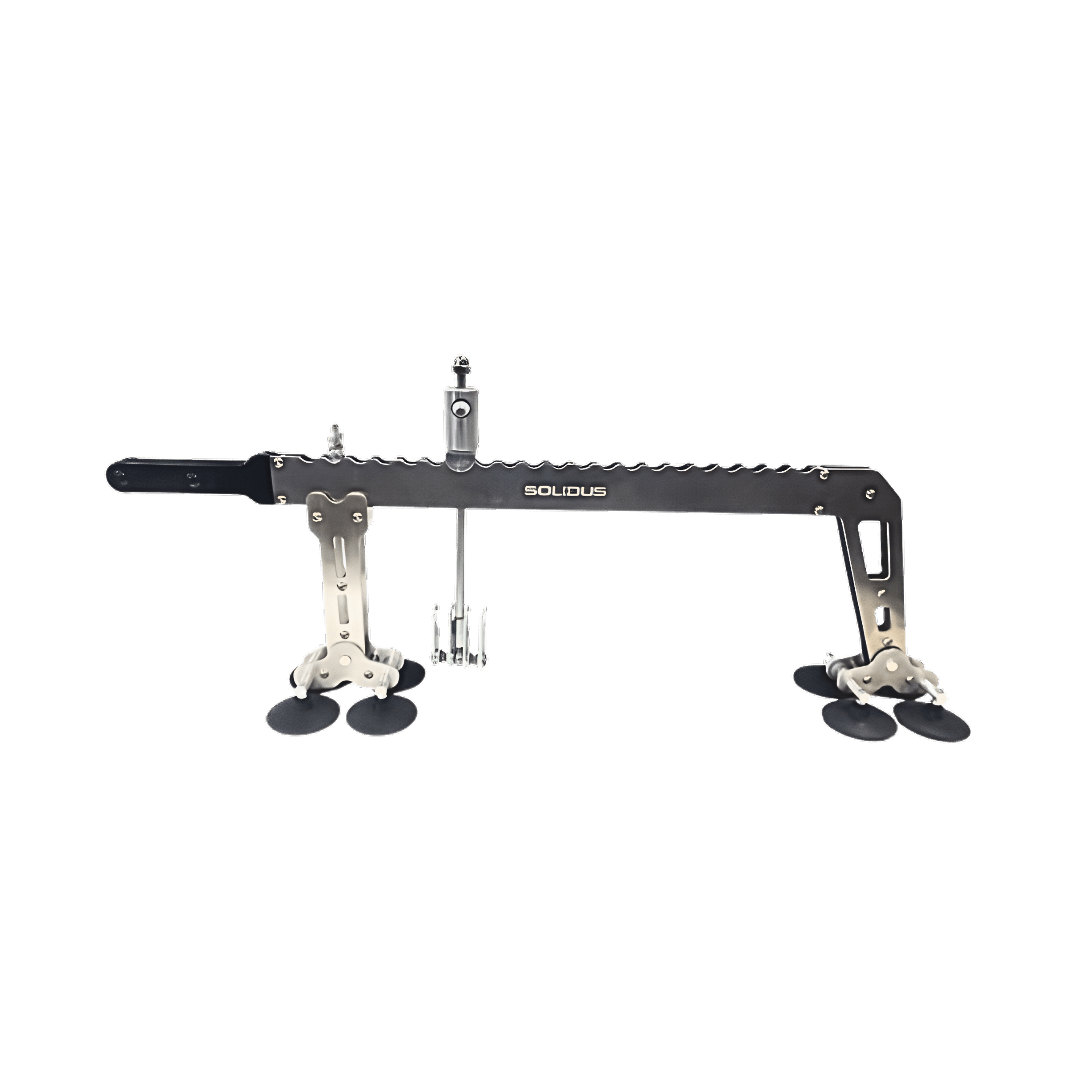 Double action wave dent pulling bridge tool for auto body collision repair and dent removal