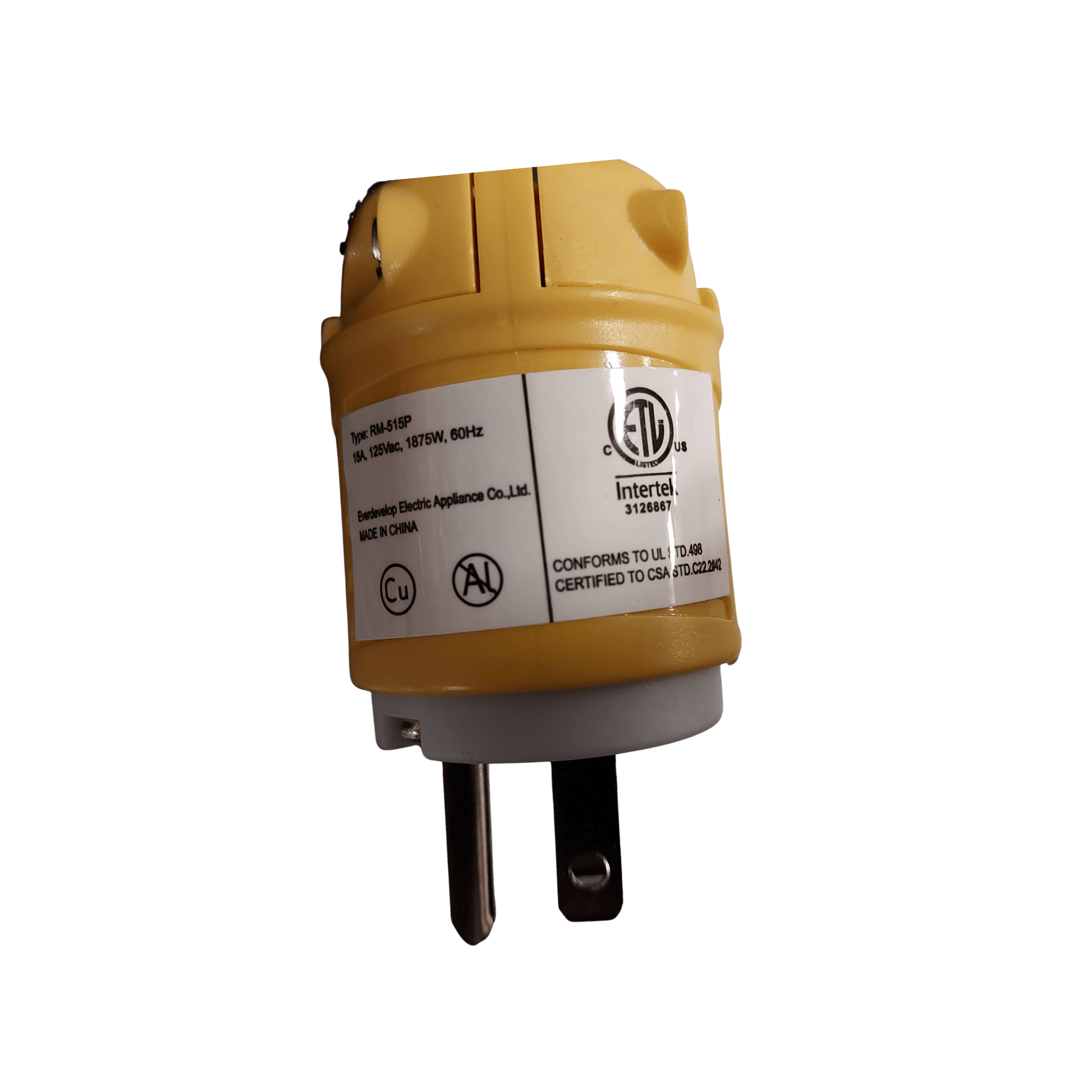 MLT-3 110V electrical power cord.