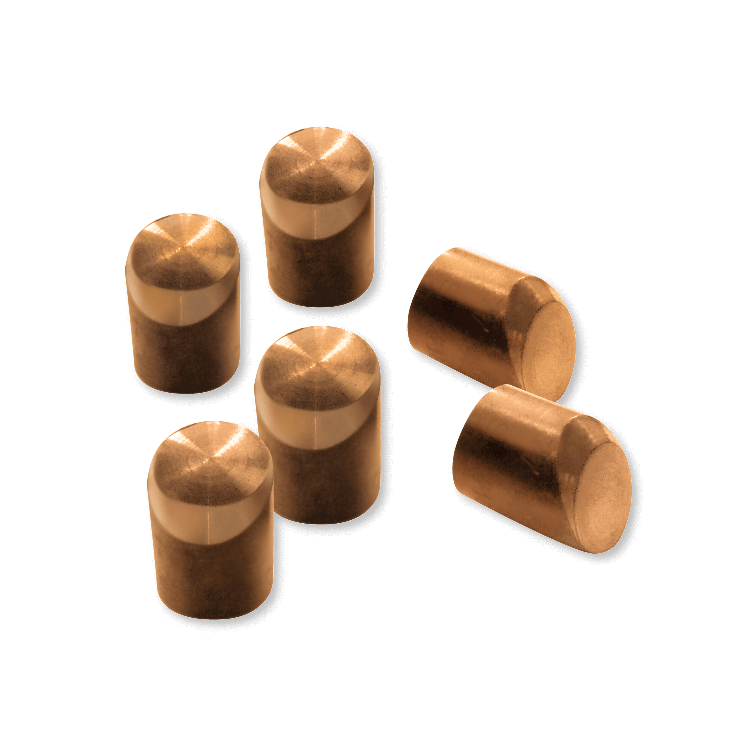 Bag of 6 Bevelled Caps- GYS (049994)