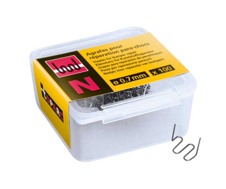 BOX OF 100 STAPLES - LARGE CRACK (N)-GYS (047976)