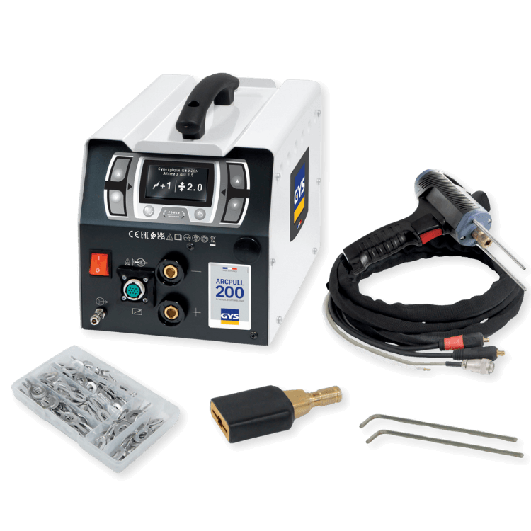 GYSPOT ARCPULL 200 aluminum drawn arc dent pulling system