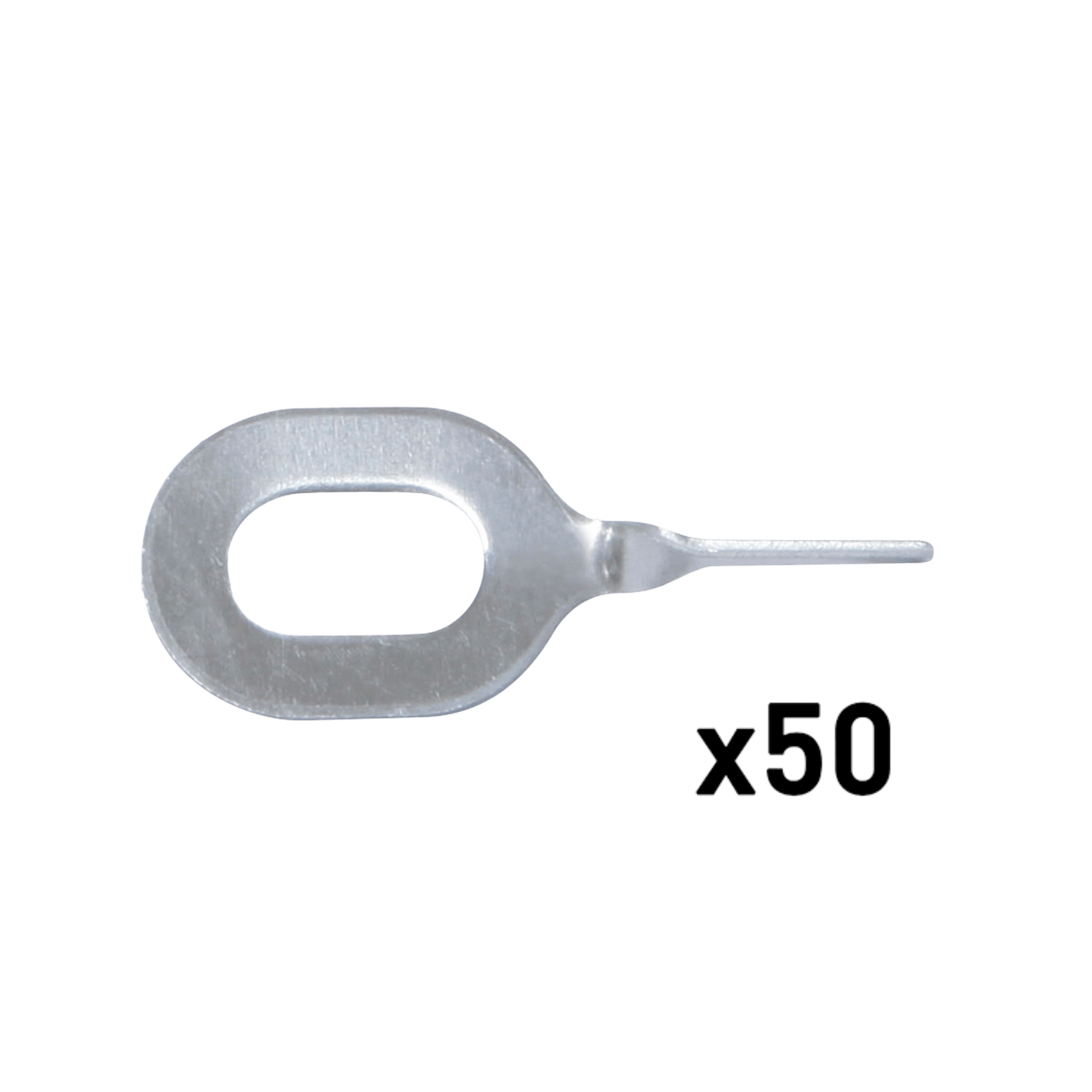 50 Twisted Aluminum Pulling Rings No.6 AlMgSi 1.5mm for ARCPULL Dent Pulling – (059481)