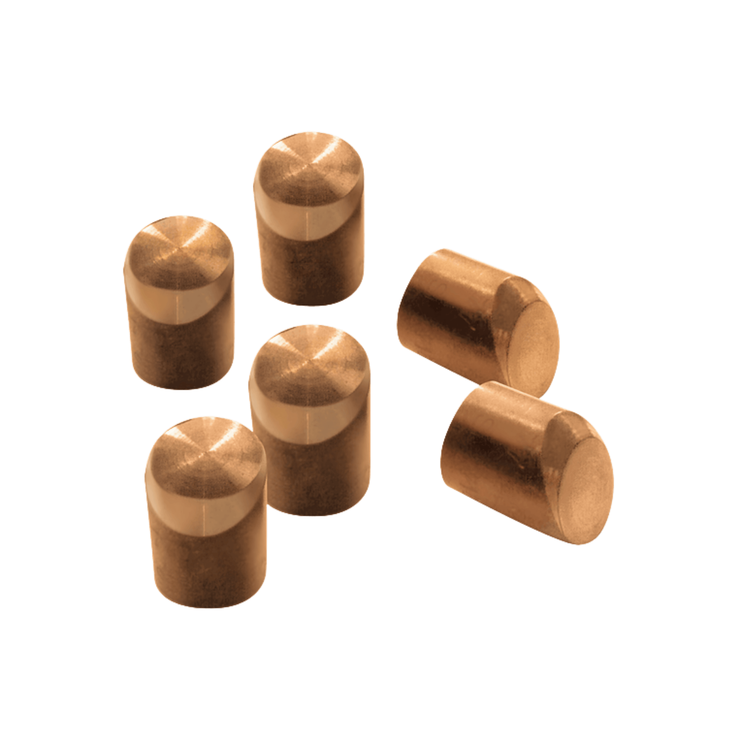 Bag of 6 Bevelled Caps- GYS (049994)