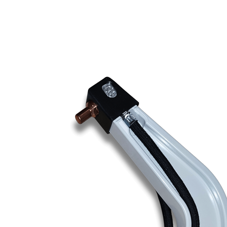 Insulated GYS C8 resistance welding arm designed for professional autobody repair shops.