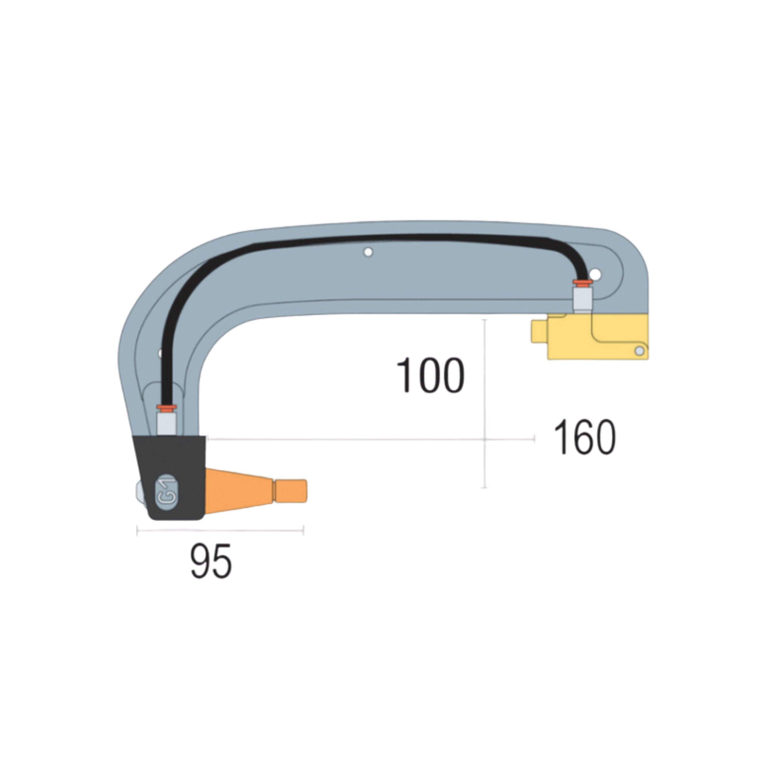 G1 Insulated Welding Arm – 8 bar / 550 daN- GYS (022768)