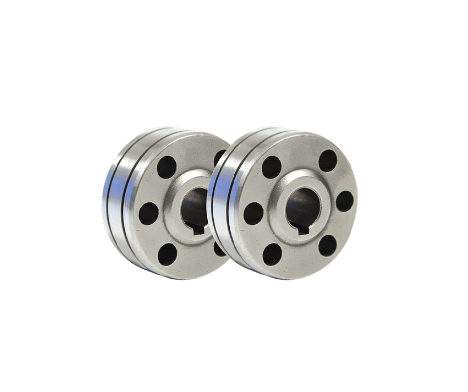 SET OF 2 DRIVE ROLLS TYPE B - Ø 1/1.2 - ALUMINIUM- GYS (040915)