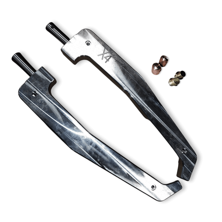440mm aluminum offset welding arm set for GYS resistance spot welders and X clamp assemblies