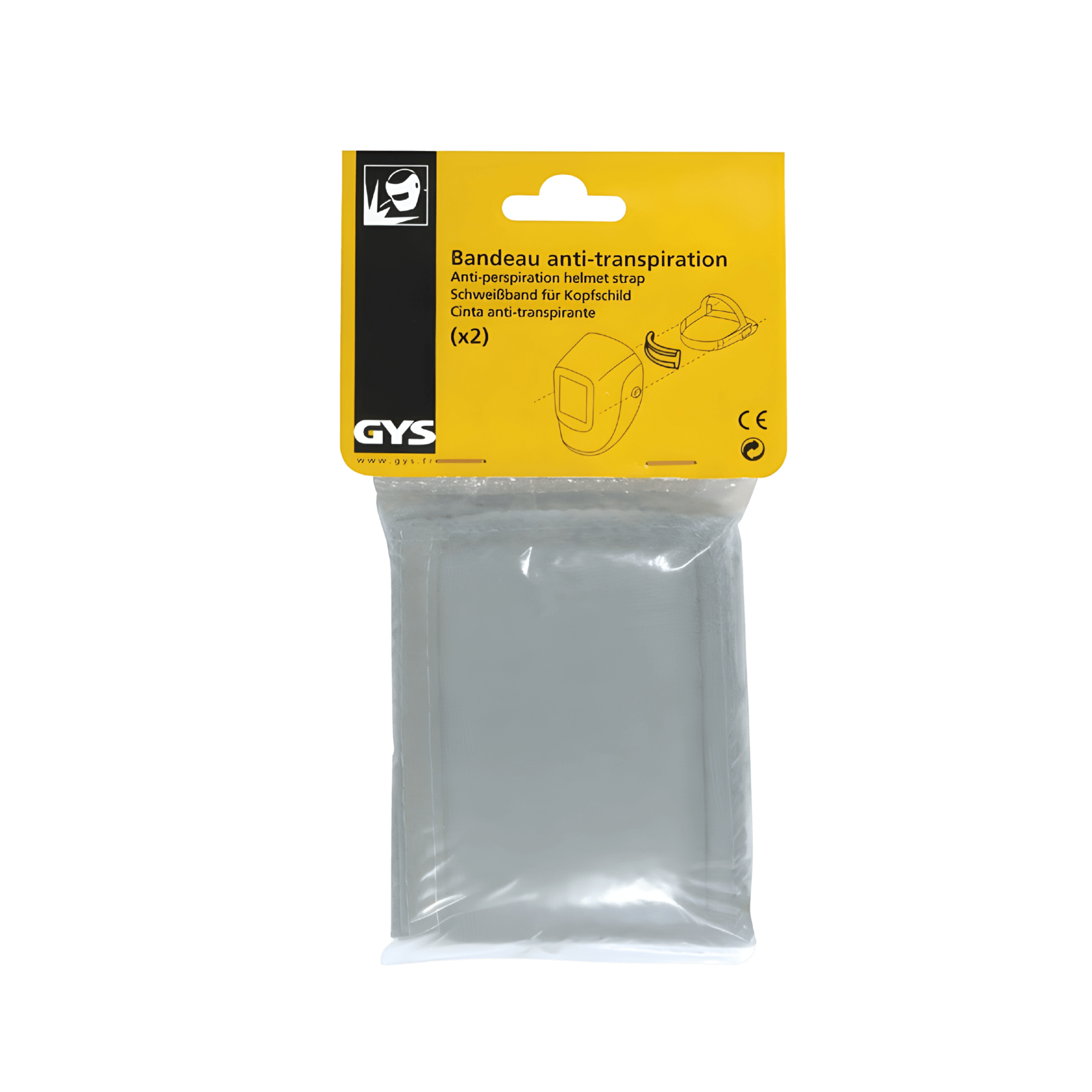 ANTI-PERSPIRATION HELMET STRAP (x2)- 043466