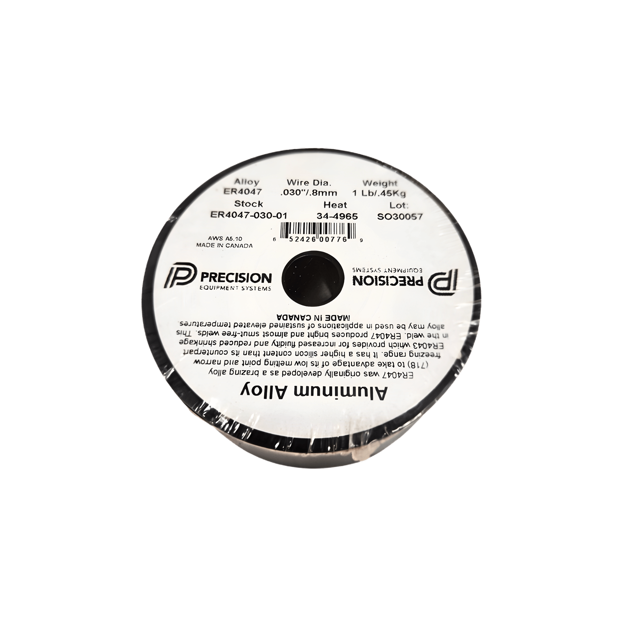 Aluminum Alloy  ER4047-030-01