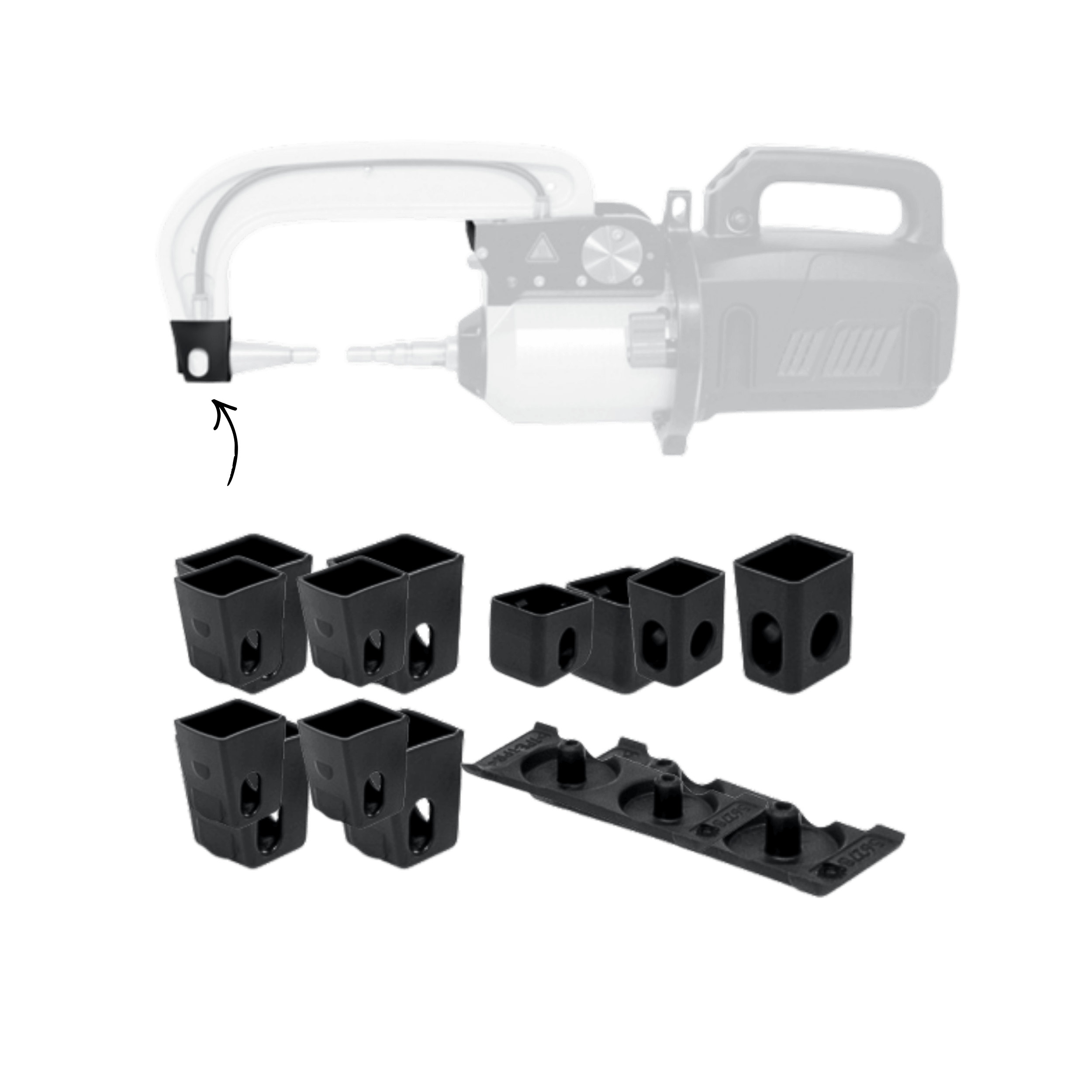 G-Arm Electrode Cover Set with G-Clamp Connector Cover- GYS (067288)