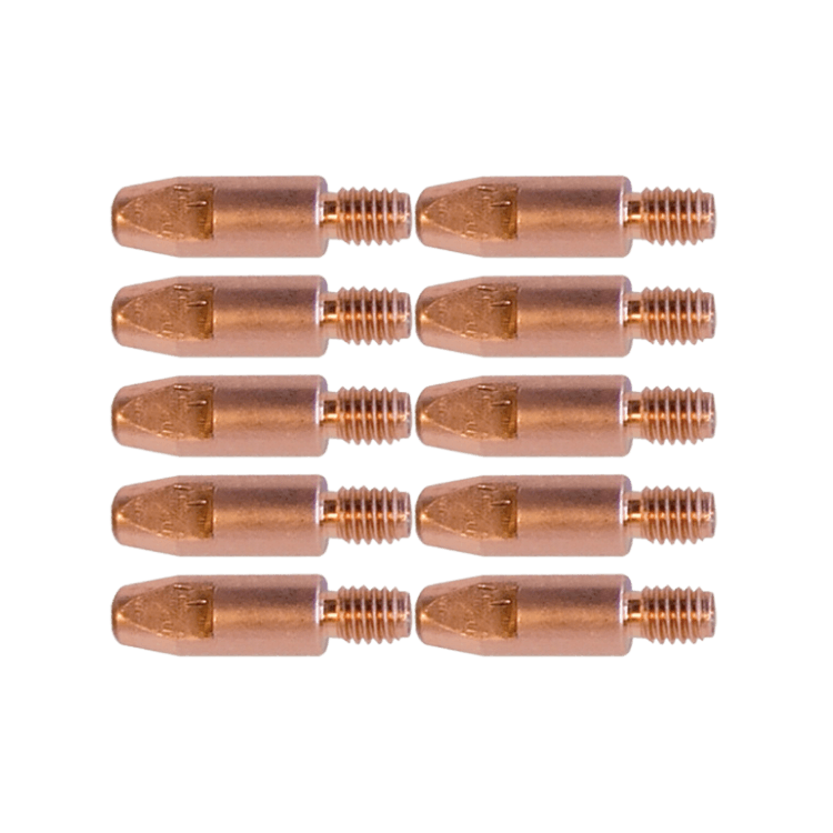 M8 threaded contact tip for aluminum MIG welding applications
