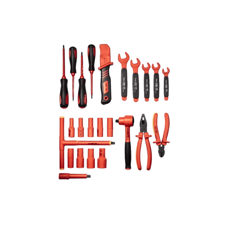 1000V+insulated+hand+tools+kit+for+EV+and+hybrid+vehicle+repair