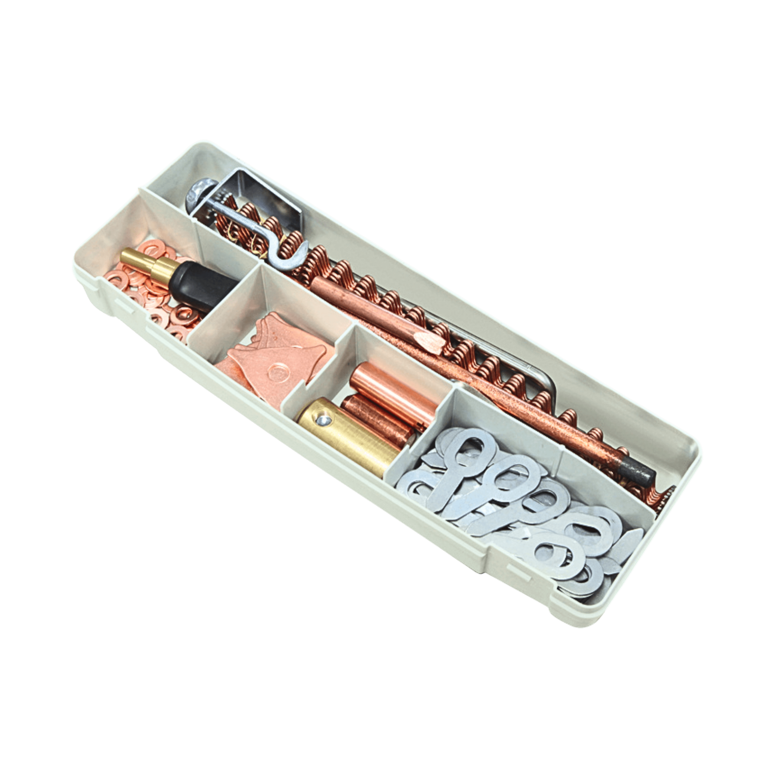 EASYLINER Steel Dent Pulling Accessories Kit with Electrodes, Rings, Washers, and Stars (053632)