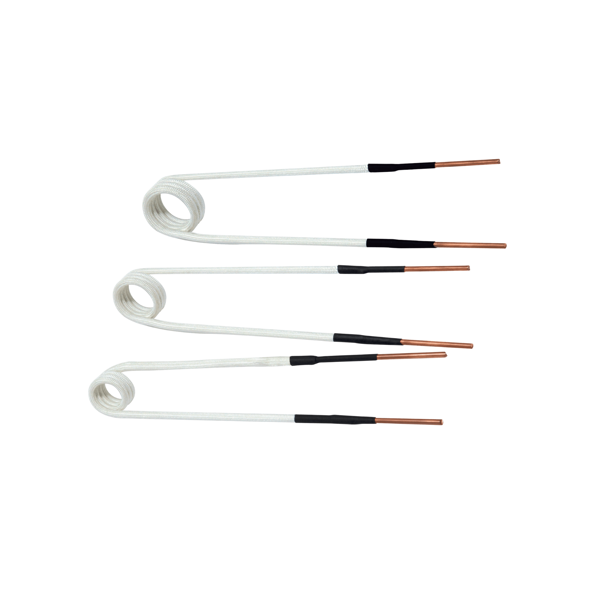 spiral braided wire induction tool