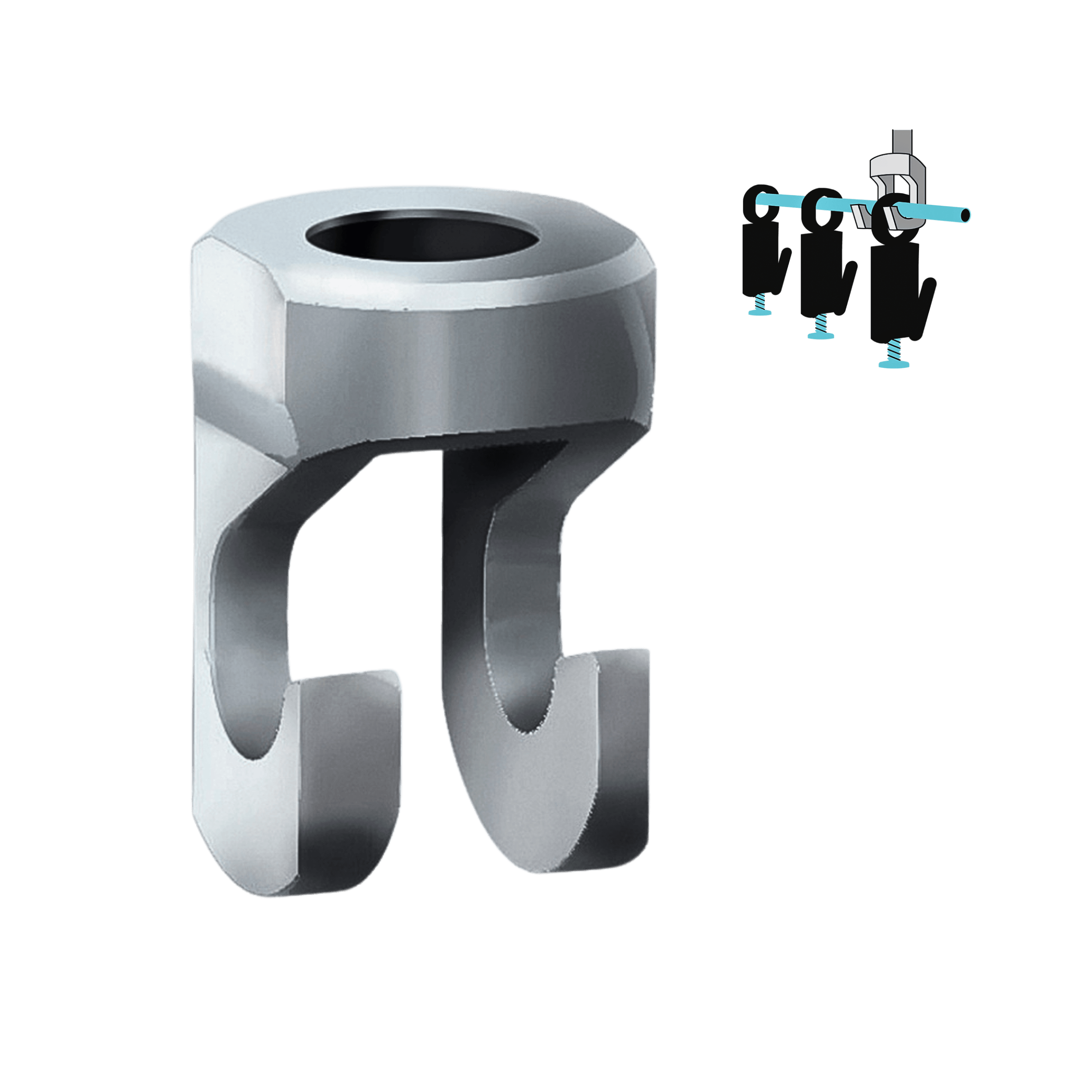 ALUMINIUM PULLING RING 2-(050945)