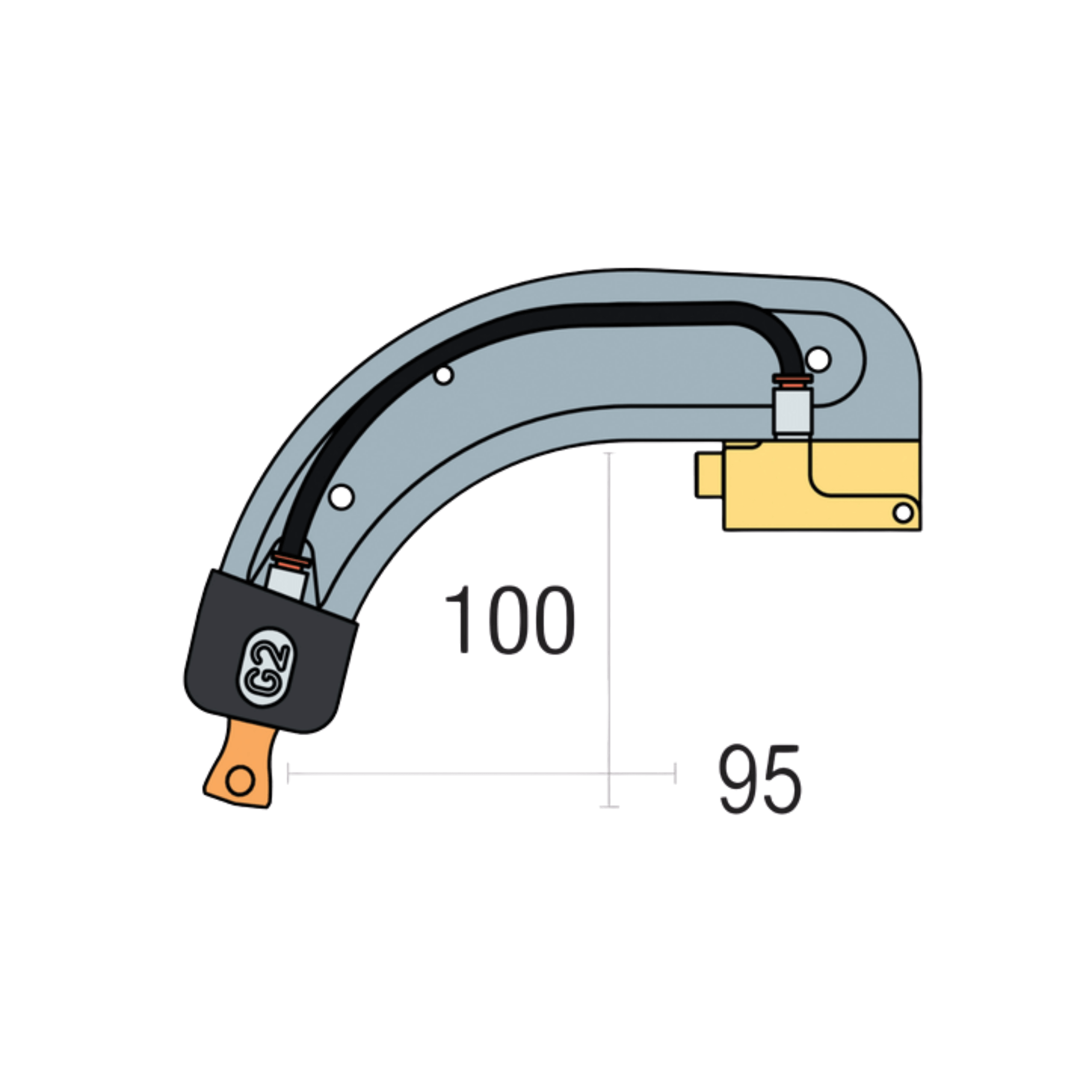 G2 Insulated Welding Arm – 8 bar / 300 daN- GYS (022775)