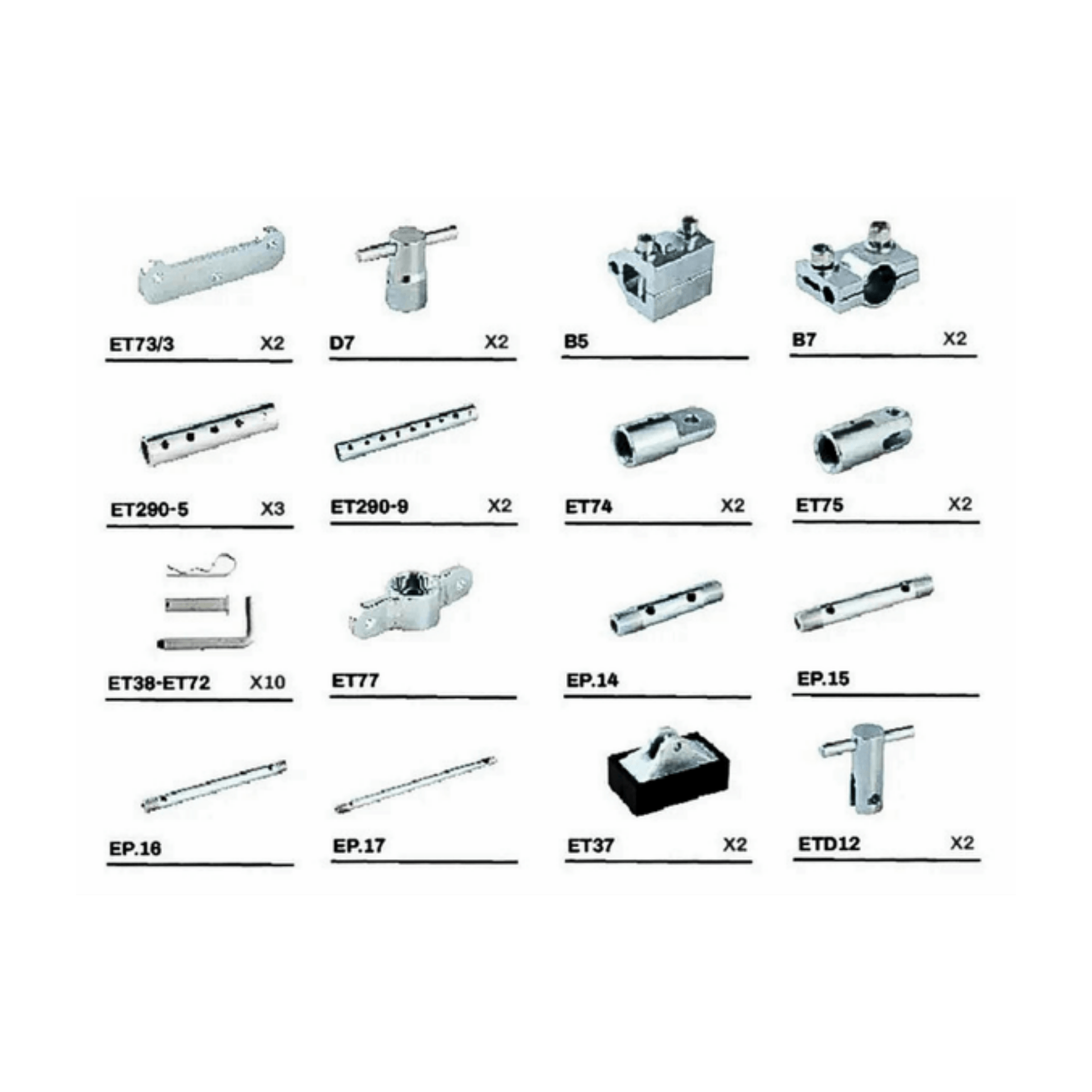 auto body pulling accessory kit grab clamp push pull tools