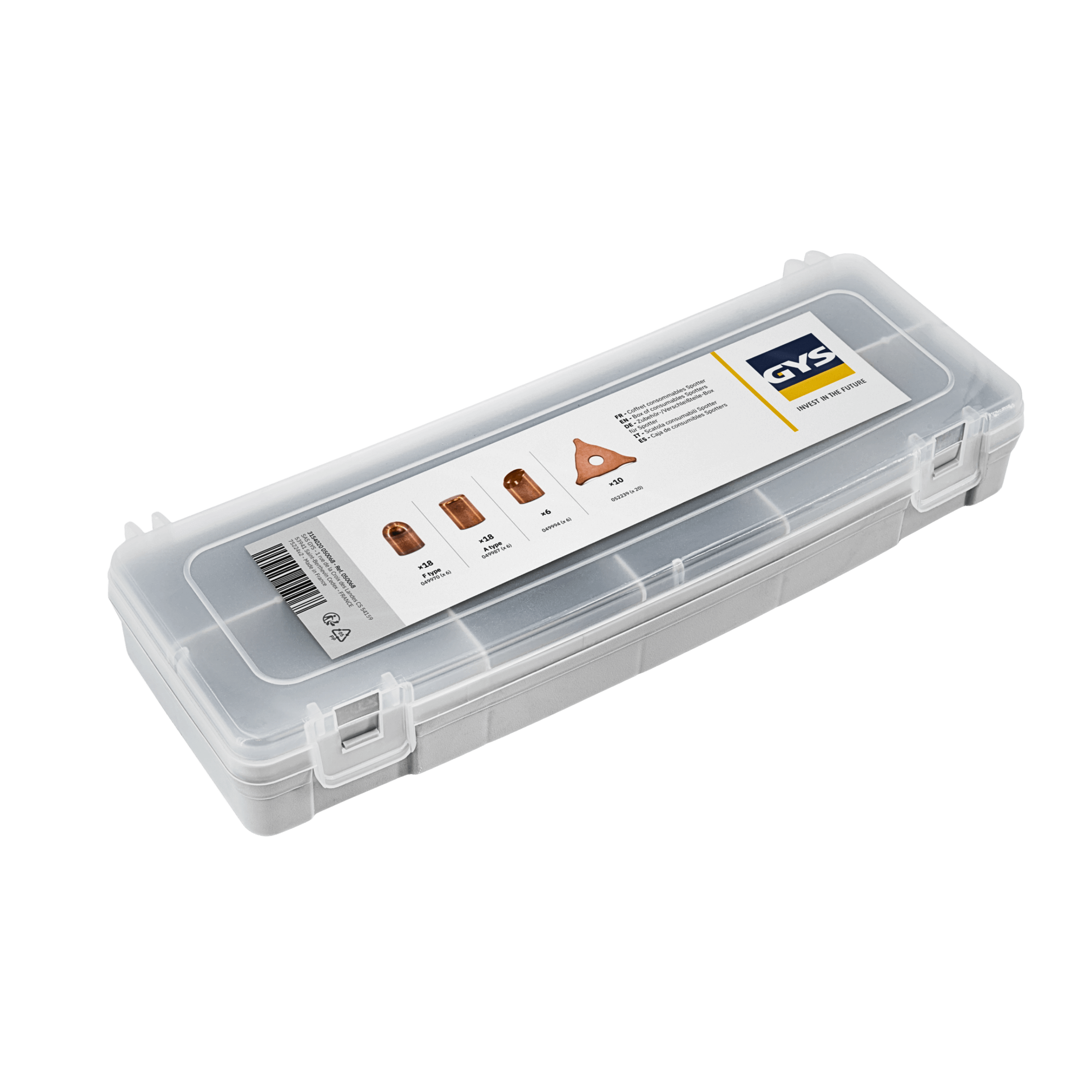 GYS spotter consumables kit 050068 in storage case