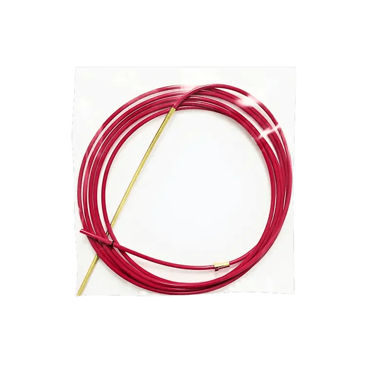 LINER TEFLON + BRASS COMPLEMENT - ALU 1.0/1.2 - 4M RED- GYS (044067)