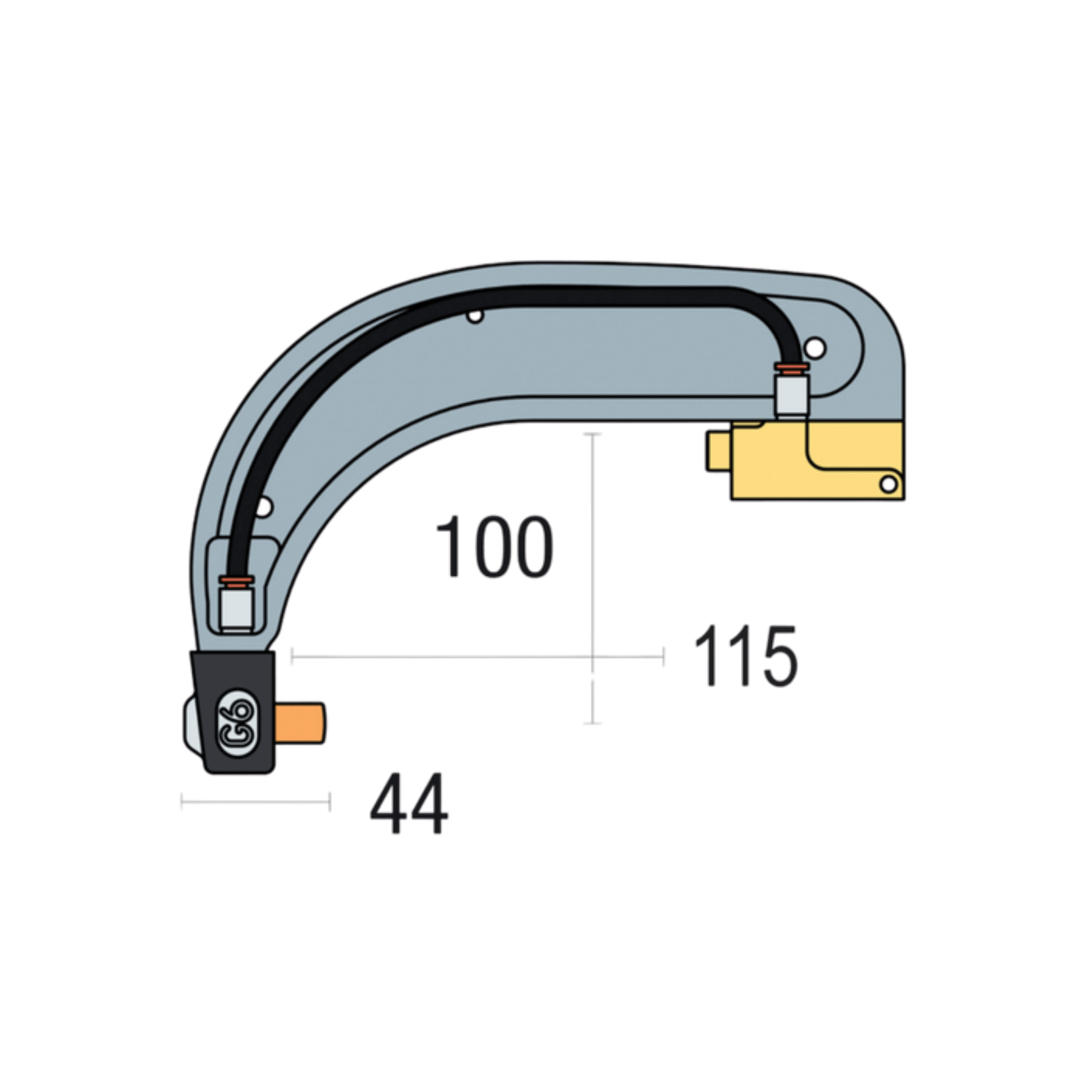 G6 Insulated Welding Arm – 8 bar / 550 daN-GYS (022812)
